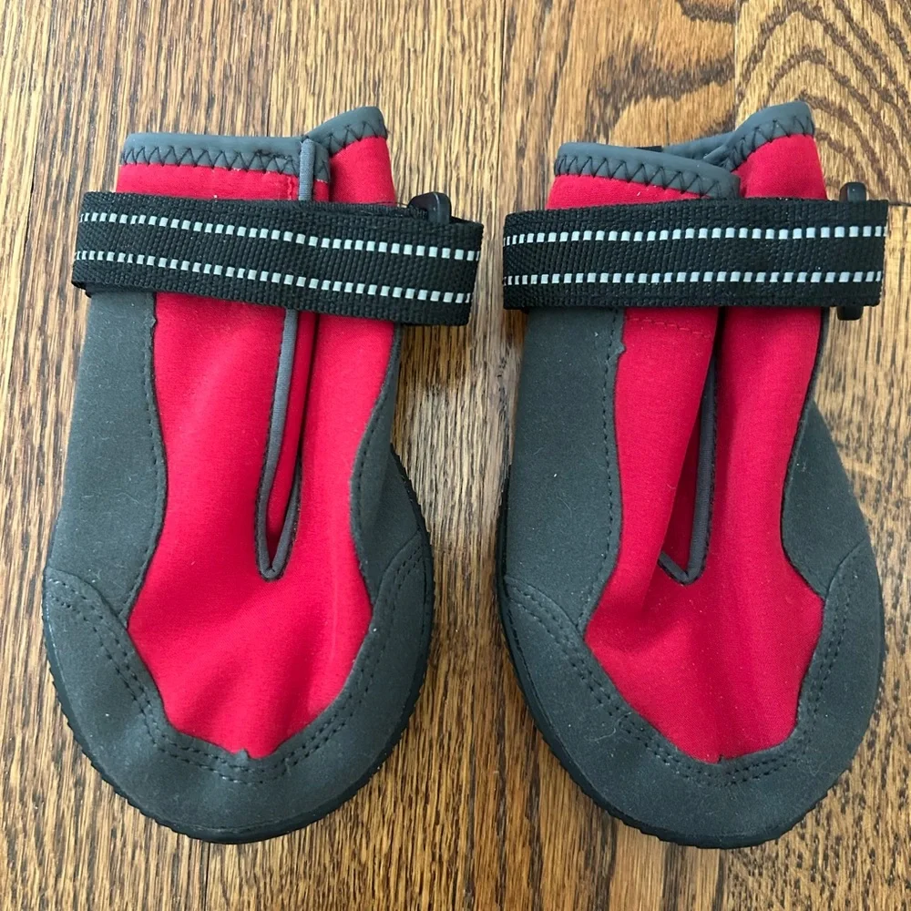 Top Paw Mixed Size L XL Reflective Dog Boots Paw Protectors Set of 4